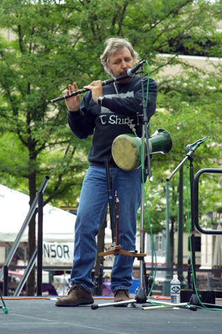 Bernard Argent playing Flute