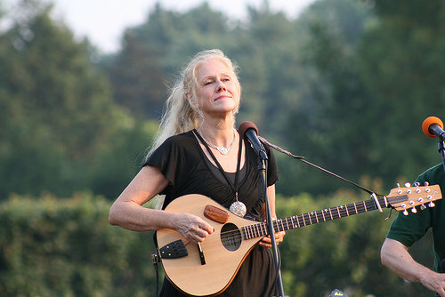 Barbara strumming